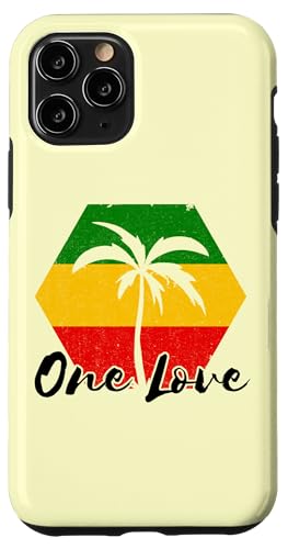 Palm Tree Reggae-Musik One Pride Love Jamaica Rastafarian Hülle für iPhone 11 Pro von Rasta Reggae Roots