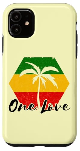 Palm Tree Reggae-Musik One Pride Love Jamaica Rastafarian Hülle für iPhone 11 von Rasta Reggae Roots