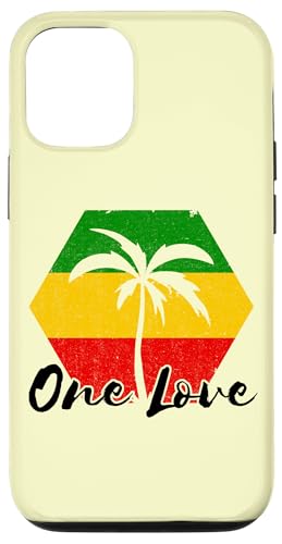 Palm Tree Reggae-Musik One Pride Love Jamaica Rastafarian Hülle für iPhone 12/12 Pro von Rasta Reggae Roots
