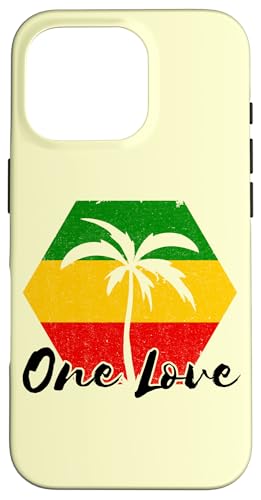 Palm Tree Reggae-Musik One Pride Love Jamaica Rastafarian Hülle für iPhone 16 Pro von Rasta Reggae Roots