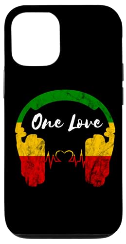 Rasta Reggae Music Kopfhörer Rastafari One Pride Love Hülle für iPhone 12/12 Pro von Rasta Reggae Roots