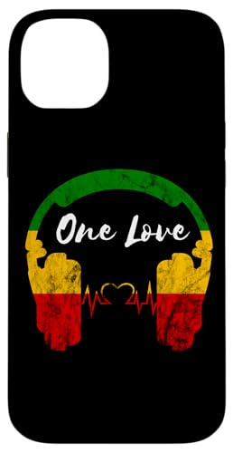 Rasta Reggae Music Kopfhörer Rastafari One Pride Love Hülle für iPhone 14 Plus von Rasta Reggae Roots