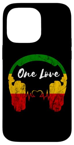 Rasta Reggae Music Kopfhörer Rastafari One Pride Love Hülle für iPhone 14 Pro Max von Rasta Reggae Roots