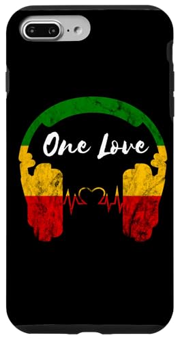 Rasta Reggae Music Kopfhörer Rastafari One Pride Love Hülle für iPhone 7 Plus/8 Plus von Rasta Reggae Roots