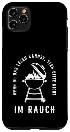 Rauchwarnung Grillen Vatertag Papa Spruch Für Männer Humor Hülle für iPhone 11 Pro Max von Rauchwarnung Grillen Vatertag Geschenk Papa
