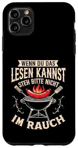 Rauchwarnung Grillen Vatertag Papa Spruch Für Männer Humor Hülle für iPhone 11 Pro Max von Rauchwarnung Grillen Vatertag Geschenk Papa