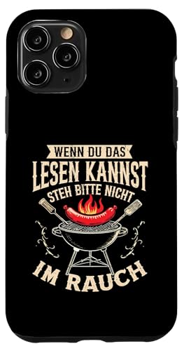 Rauchwarnung Grillen Vatertag Papa Spruch Für Männer Humor Hülle für iPhone 11 Pro von Rauchwarnung Grillen Vatertag Geschenk Papa