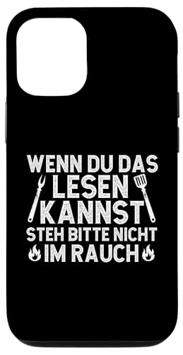 Rauchwarnung Grillen Vatertag Papa Spruch Für Männer Humor Hülle für iPhone 12/12 Pro Rauchwarnung Grillen Vatertag Papa Spruch Für Männer Humor Hülle für iPhone 12/12 Pro von Rauchwarnung Grillen Vatertag Geschenk Papa