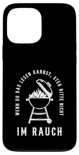 Rauchwarnung Grillen Vatertag Papa Spruch Für Männer Humor Hülle für iPhone 13 Pro Max von Rauchwarnung Grillen Vatertag Geschenk Papa