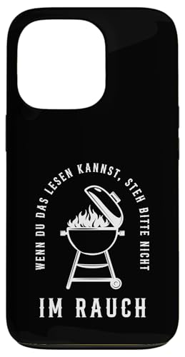 Rauchwarnung Grillen Vatertag Papa Spruch Für Männer Humor Hülle für iPhone 13 Pro von Rauchwarnung Grillen Vatertag Geschenk Papa