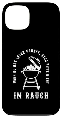 Rauchwarnung Grillen Vatertag Papa Spruch Für Männer Humor Hülle für iPhone 13 von Rauchwarnung Grillen Vatertag Geschenk Papa