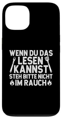 Rauchwarnung Grillen Vatertag Papa Spruch Für Männer Humor Hülle für iPhone 13 von Rauchwarnung Grillen Vatertag Geschenk Papa
