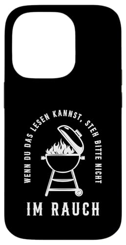 Rauchwarnung Grillen Vatertag Papa Spruch Für Männer Humor Hülle für iPhone 14 Pro von Rauchwarnung Grillen Vatertag Geschenk Papa