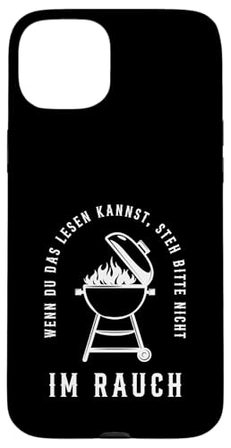 Rauchwarnung Grillen Vatertag Papa Spruch Für Männer Humor Hülle für iPhone 15 Plus von Rauchwarnung Grillen Vatertag Geschenk Papa