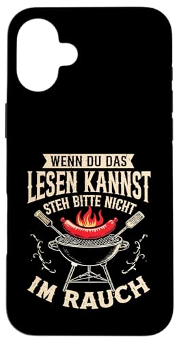 Rauchwarnung Grillen Vatertag Papa Spruch Für Männer Humor Hülle für iPhone 16 Plus Rauchwarnung Grillen Vatertag Papa Spruch Für Männer Humor Hülle für iPhone 16 Plus von Rauchwarnung Grillen Vatertag Geschenk Papa