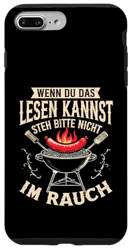 Rauchwarnung Grillen Vatertag Papa Spruch Für Männer Humor Hülle für iPhone 7 Plus/8 Plus von Rauchwarnung Grillen Vatertag Geschenk Papa