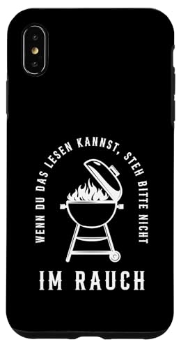 Rauchwarnung Grillen Vatertag Papa Spruch Für Männer Humor Hülle für iPhone XS Max von Rauchwarnung Grillen Vatertag Geschenk Papa