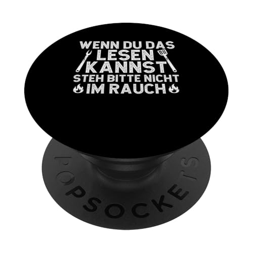 Rauchwarnung Grillen Vatertag Papa Spruch Für Männer Humor PopSockets Klebender PopGrip Rauchwarnung Grillen Vatertag Papa Spruch Für Männer Humor PopSockets Klebender PopGrip von Rauchwarnung Grillen Vatertag Geschenk Papa