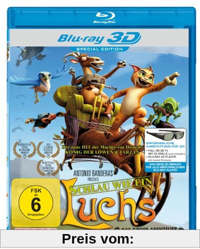 Schlau wie ein Luchs - Real 3D [3D Blu-ray] [Special Edition] von Raul Garcia