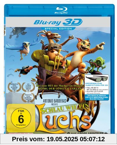 Schlau wie ein Luchs - Real 3D [3D Blu-ray] [Special Edition] von Raul Garcia