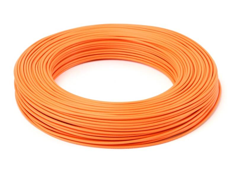 RAUTRONIC Installationslitze H07V-K, 1,5 mm², 100 m, orange von Rautronic