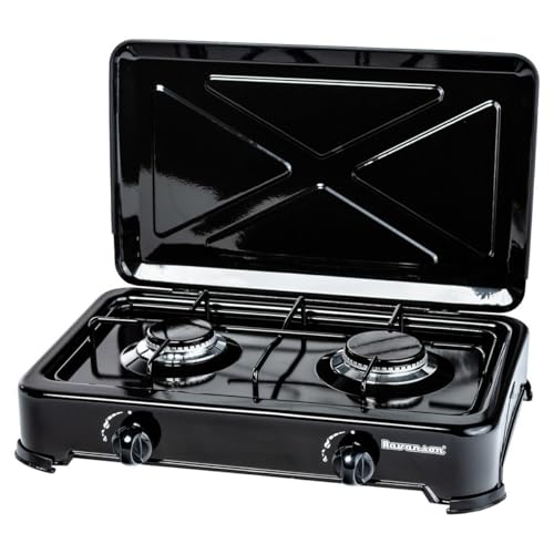 Ravanson K-02TB hob Black Countertop Gas 2 zone(s) von Ravanson