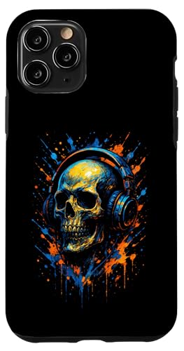 Totenkopf Dj Kopfhörer Musiker Musik Streetwear Hülle für iPhone 11 Pro Totenkopf Dj Kopfhörer Musiker Musik Streetwear Hülle für iPhone 11 Pro von Rave Trance Edm Festival Party Elektro Konzert