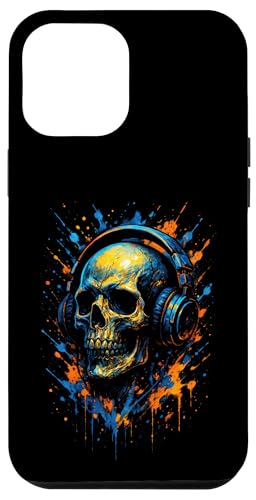 Totenkopf Dj Kopfhörer Musiker Musik Streetwear Hülle für iPhone 12 Pro Max Totenkopf Dj Kopfhörer Musiker Musik Streetwear Hülle für iPhone 12 Pro Max von Rave Trance Edm Festival Party Elektro Konzert