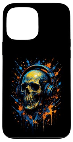 Totenkopf Dj Kopfhörer Musiker Musik Streetwear Hülle für iPhone 13 Pro Max Totenkopf Dj Kopfhörer Musiker Musik Streetwear Hülle für iPhone 13 Pro Max von Rave Trance Edm Festival Party Elektro Konzert