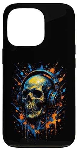 Totenkopf Dj Kopfhörer Musiker Musik Streetwear Hülle für iPhone 13 Pro Totenkopf Dj Kopfhörer Musiker Musik Streetwear Hülle für iPhone 13 Pro von Rave Trance Edm Festival Party Elektro Konzert