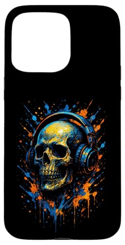 Totenkopf Dj Kopfhörer Musiker Musik Streetwear Hülle für iPhone 15 Pro Max Totenkopf Dj Kopfhörer Musiker Musik Streetwear Hülle für iPhone 15 Pro Max von Rave Trance Edm Festival Party Elektro Konzert