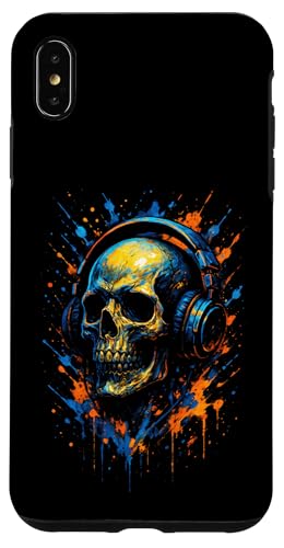 Totenkopf Dj Kopfhörer Musiker Musik Streetwear Hülle für iPhone XS Max Totenkopf Dj Kopfhörer Musiker Musik Streetwear Hülle für iPhone XS Max von Rave Trance Edm Festival Party Elektro Konzert