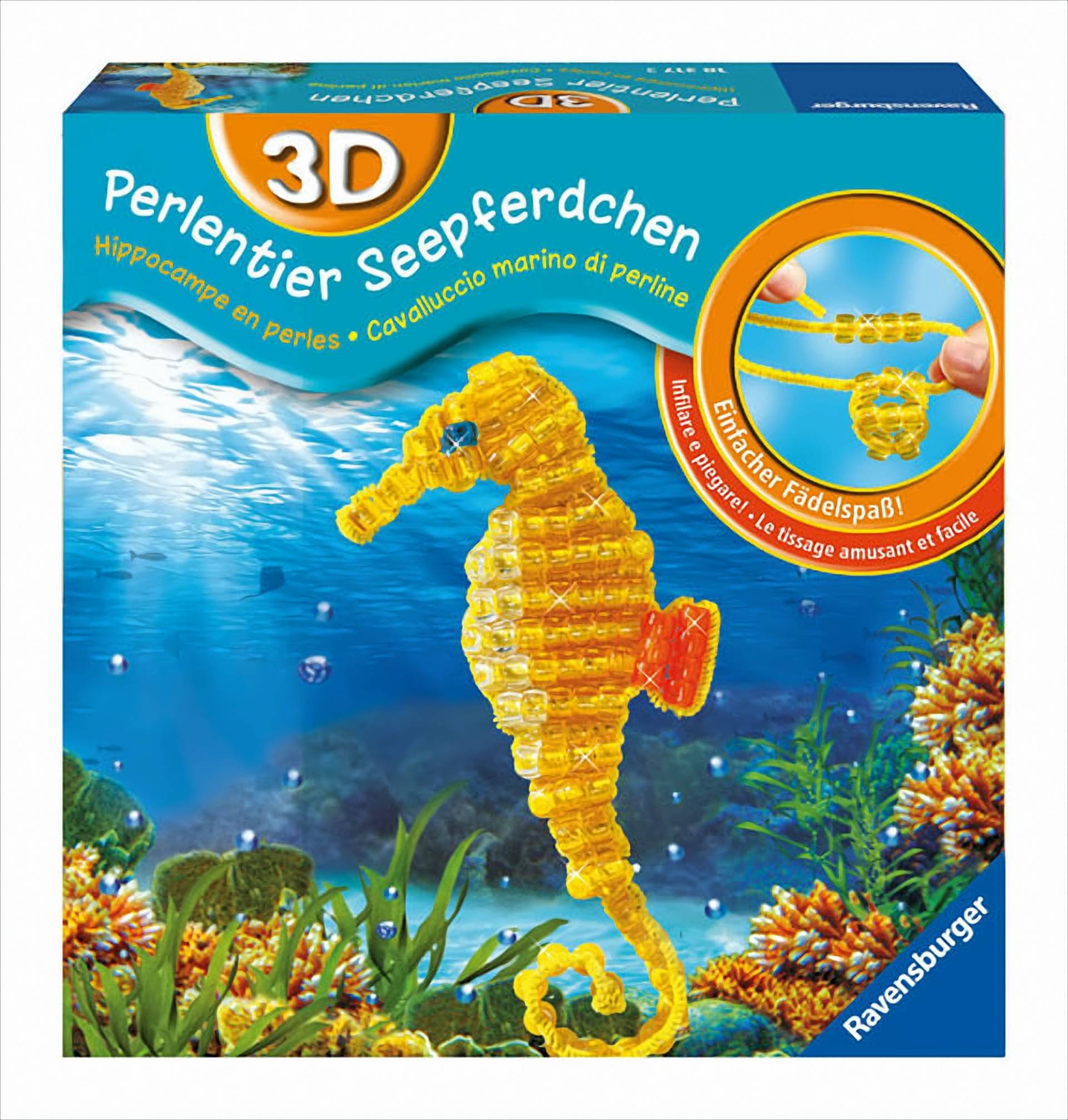 3D-Perlentier Seepferdchen von Ravensburger Spieleverlag