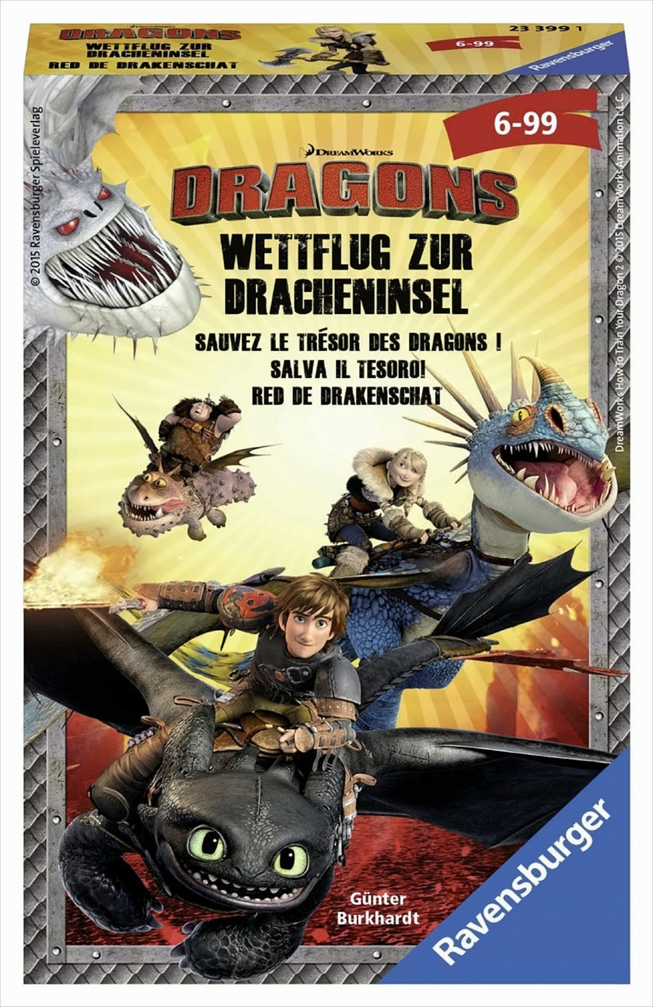 Dragons: Wettflug zur Dracheninsel von Ravensburger Spieleverlag