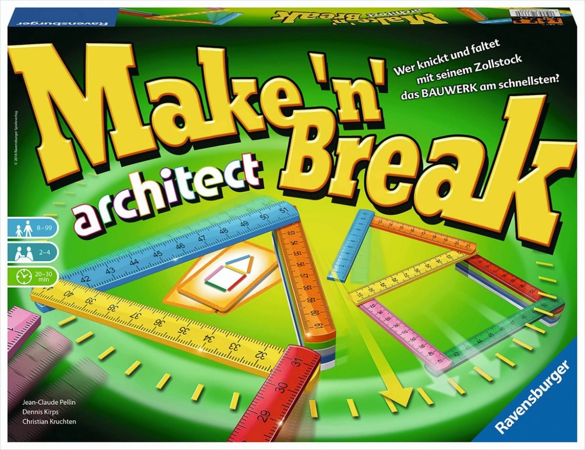 Make 'n' Break Architect - Bauspaß am laufenden Meter von Ravensburger Spieleverlag