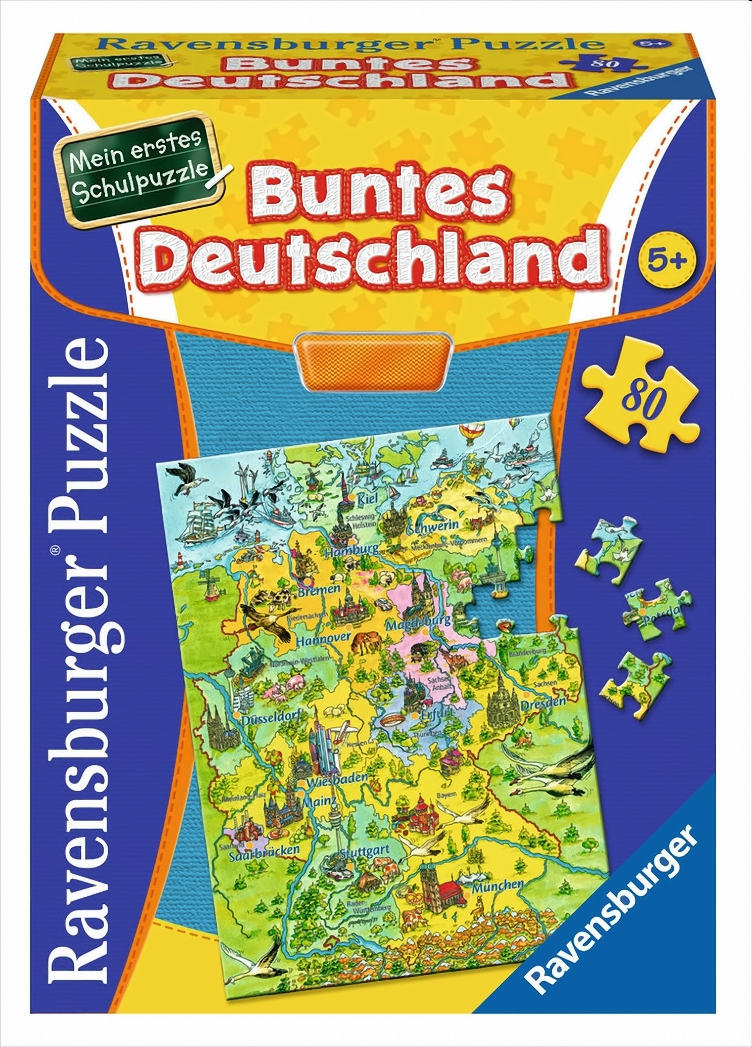 Mein erstes Schulpuzzle: Buntes Deutschland von Ravensburger Spieleverlag