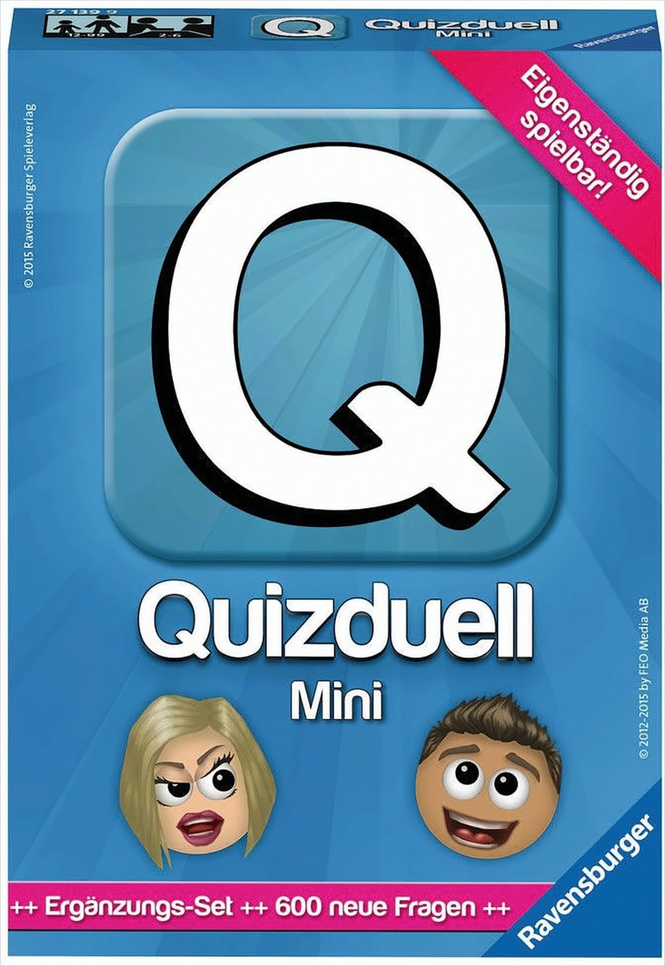 Ravensburger Spiele 27139 - Quizduell Mini von Ravensburger Spieleverlag