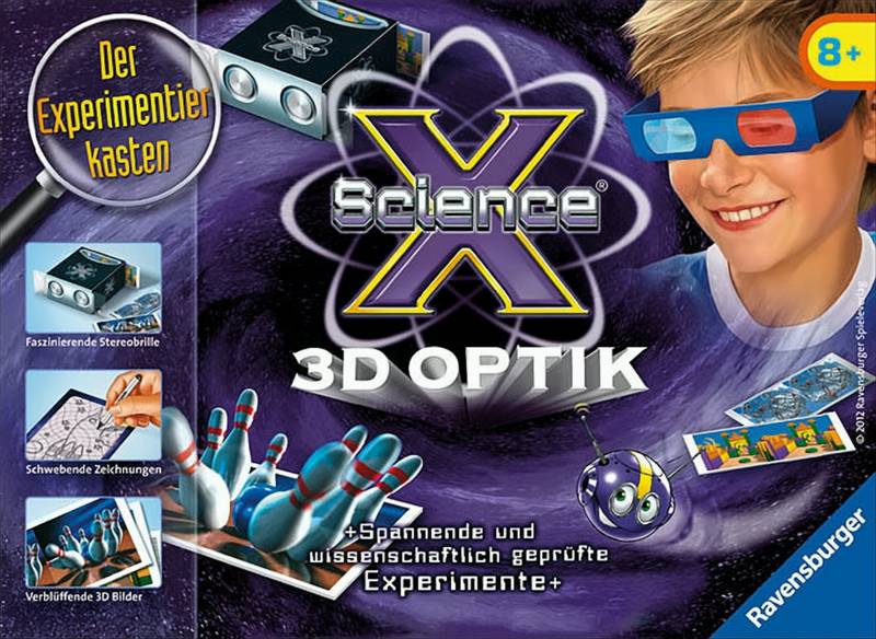 ScienceX 3D Optik - Experimente von Ravensburger Spieleverlag