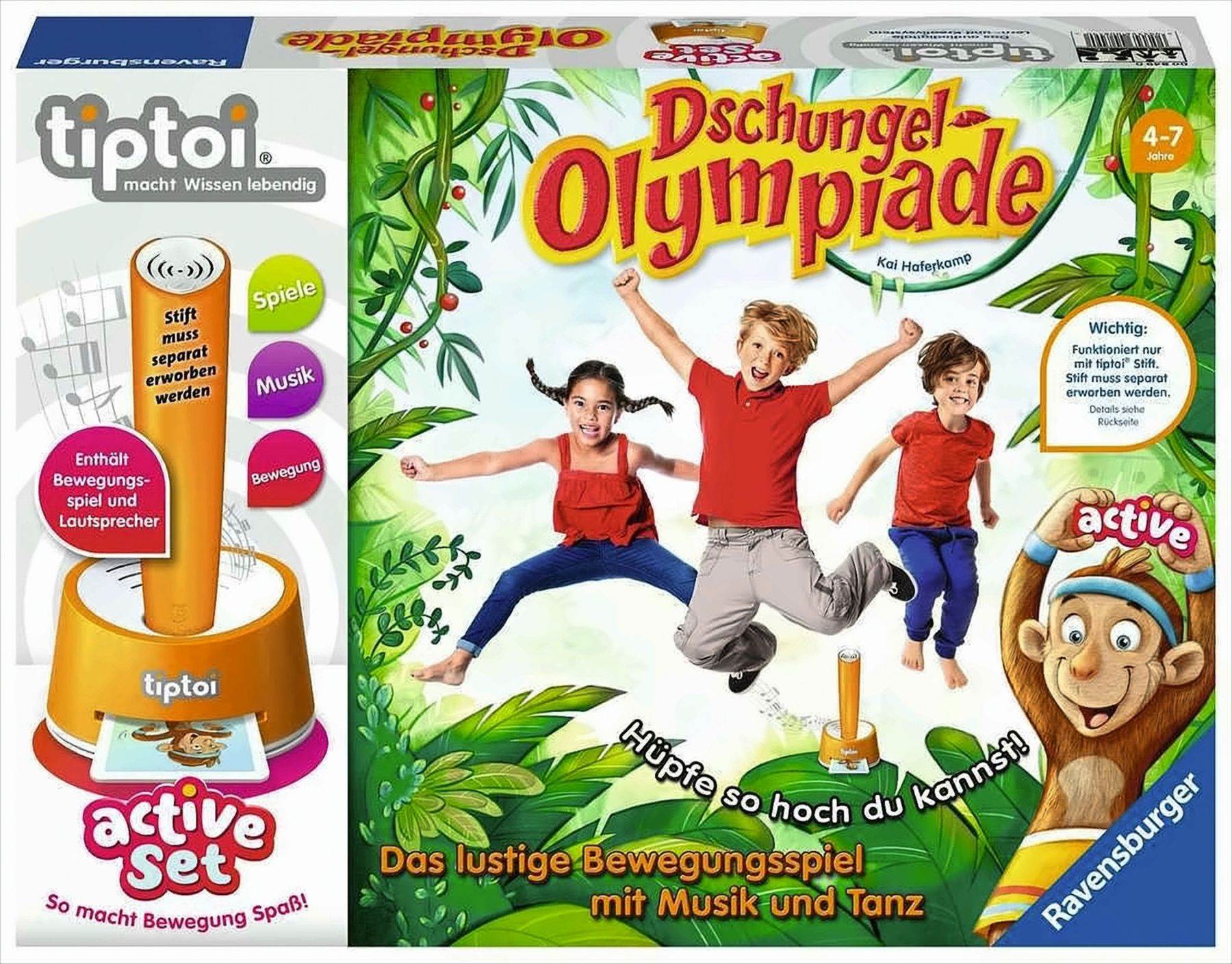 tiptoi Dschungel-Olympiade von Ravensburger Spieleverlag