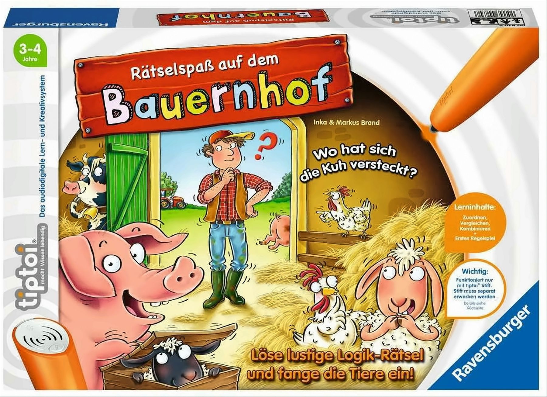 tiptoi Rätselspaß auf dem Bauernhof von Ravensburger Spieleverlag