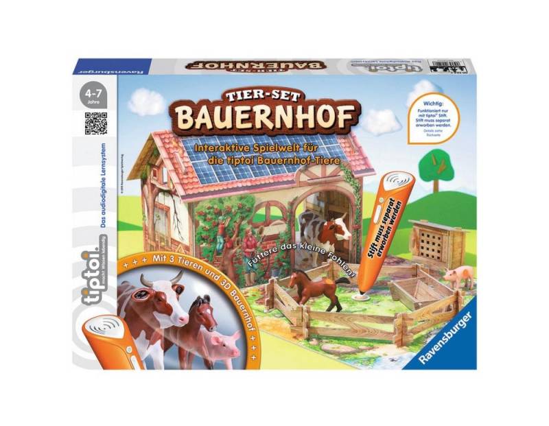 tiptoi Tier Set Bauernhof Spiel mit drei Ravensburger tiptoi Spielfiguren von Ravensburger Spieleverlag