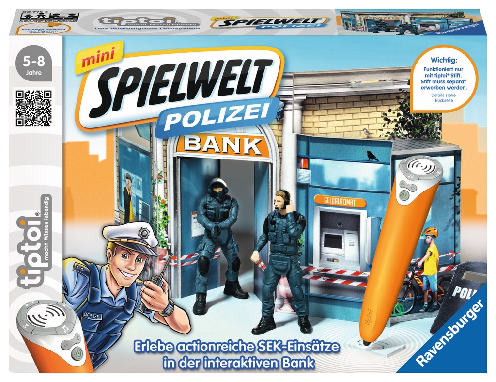 tiptoi mini Spielwelt Polizei: SEK-Einsatz von Ravensburger Spieleverlag