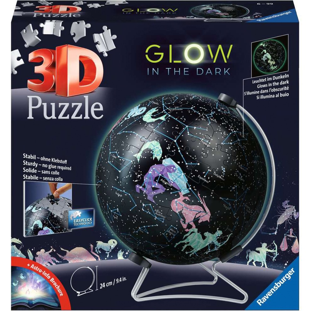 3D-Puzzle Glow In The Dark Sternenglobus 3D-Puzzle Glow In The Dark Sternenglobus von Ravensburger