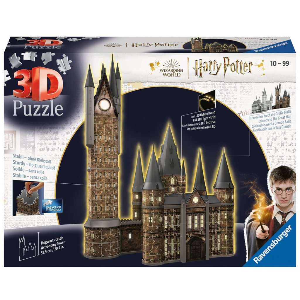 3D Puzzle Harry Potter Hogwarts Schloss - Astronomieturm Night Edition von Ravensburger