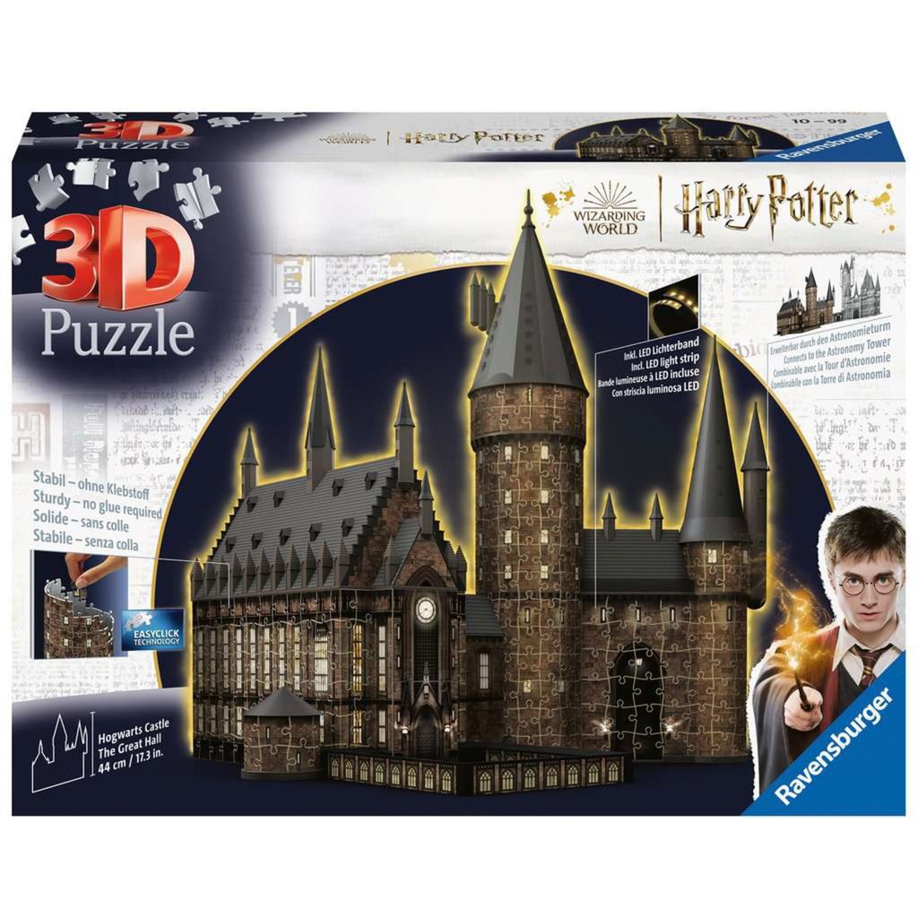 3D Puzzle Hogwarts Schloss - Die Große Halle Night Edition von Ravensburger