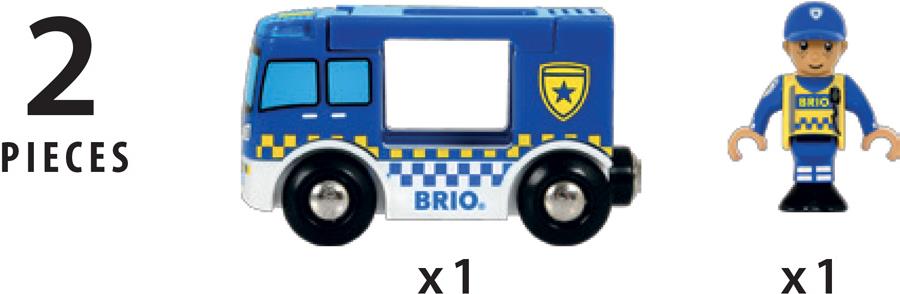 BRIO 33825 - Holz - Blau - 3 Jahr(e) - Junge - Innenraum - Batterie/Akku (33825) von Ravensburger
