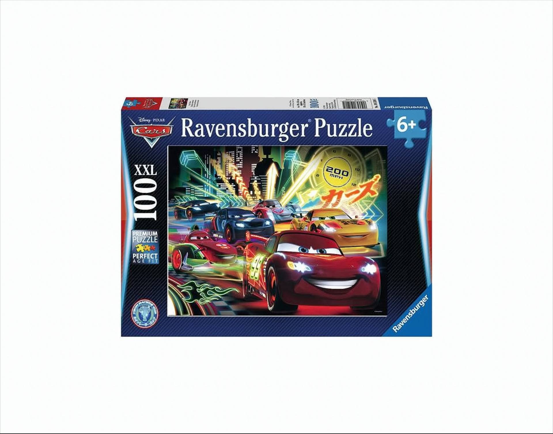 Cars Neon 100 Teile Puzzle von Ravensburger