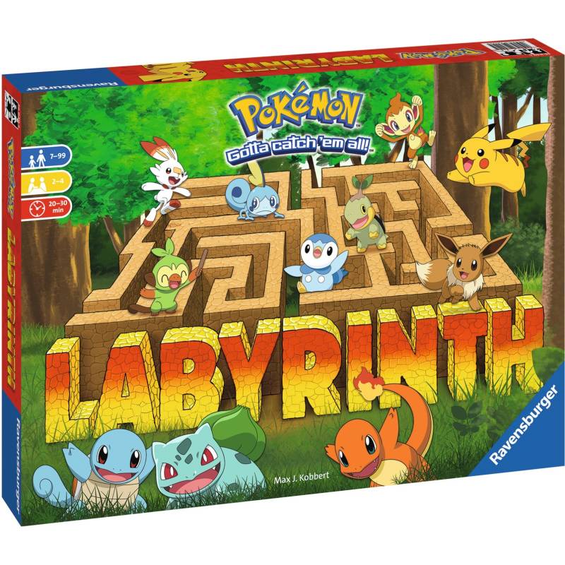 Das verrückte Labyrinth – Pokémon, Brettspiel von Ravensburger