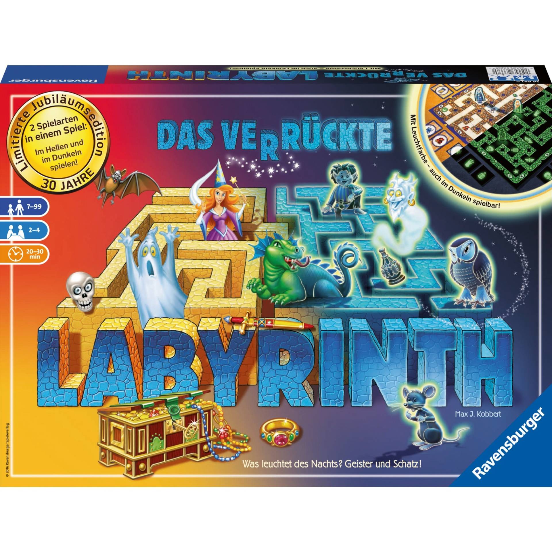 Das verrückte Labyrinth: 30 Jahre Jubiläumsedition, Brettspiel von Ravensburger