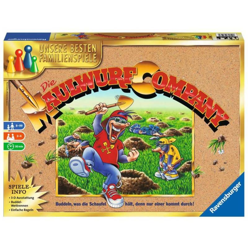 Die Maulwurf Company, Brettspiel von Ravensburger